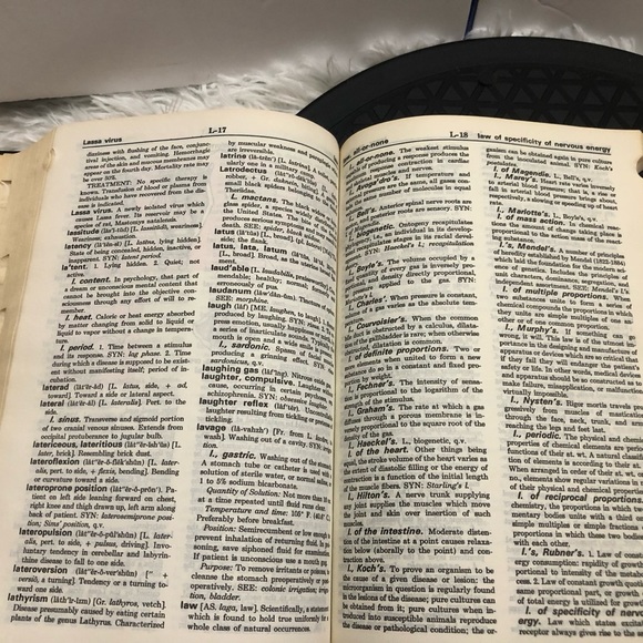 Taber’s Cyclopedic Medical Dictionary 13th Edition 1977 - Picture 8 of 12